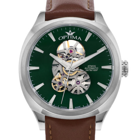 Montre Optima Homme Chronographe Or Rose - Mouvement Suisse - Étanche 50m - Neuf Avec étiquettes